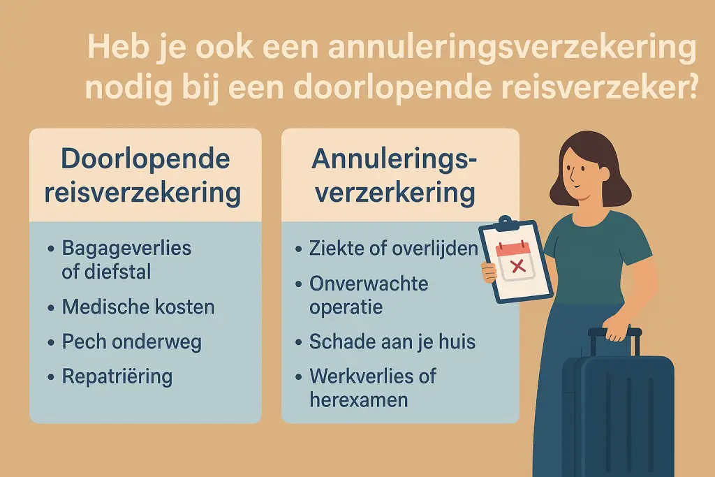 Heb je ook een annuleringsverzekering nodig